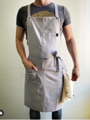 Chef Apron Gri